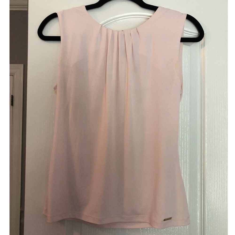Calvin Klein Blush Pink Shell Top- Size Small